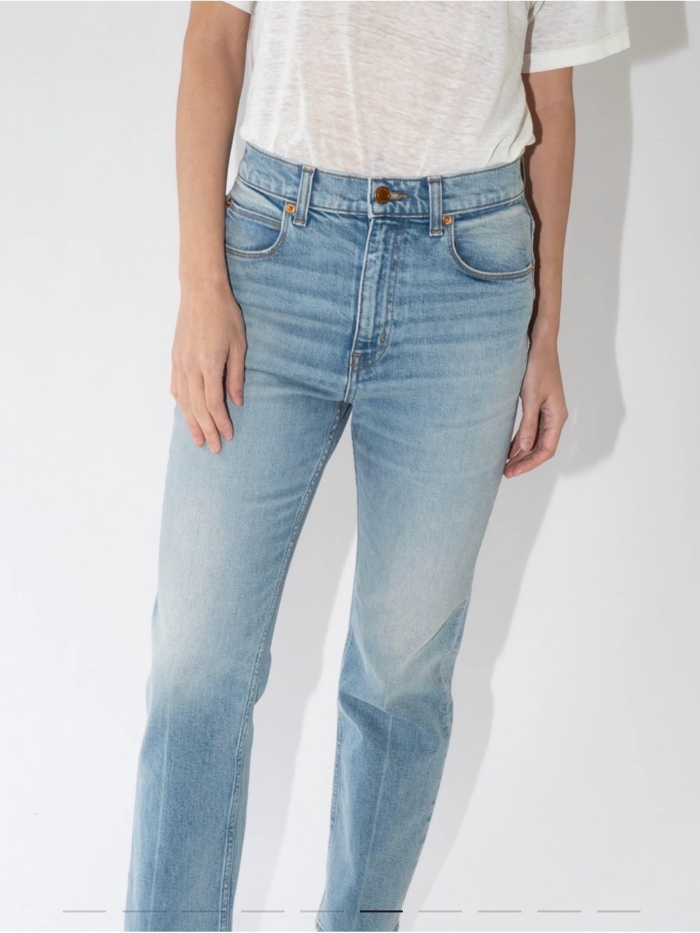 Jamie Haller KENICKIE JEAN IN BEACH INDIGO High-Rise Women’s Straight Jeans